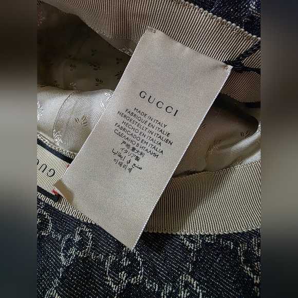❌SOLD❌ 💙 Gucci Denim Bucket Hat 💙 - Picture 7 of 16